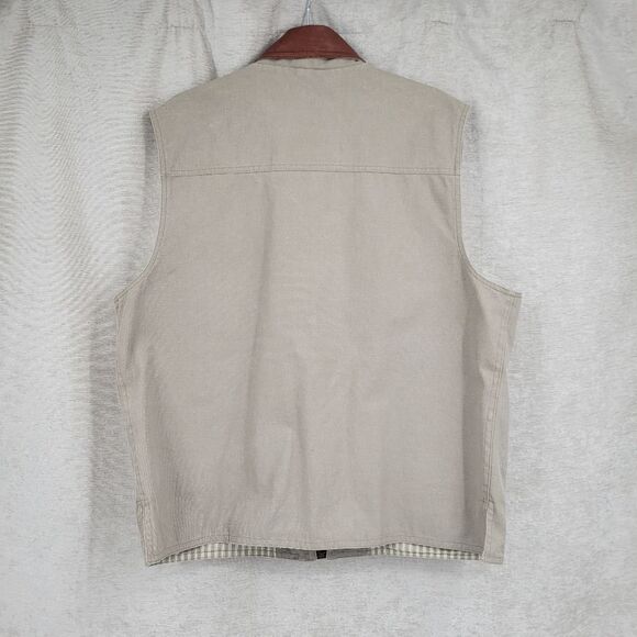 Outback Trading Company Shearer S Utility Vest Men's Large Canvas Vintage - Picture 11 of 16
